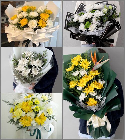 安徽六安市金寨县果子园乡白事花束代送